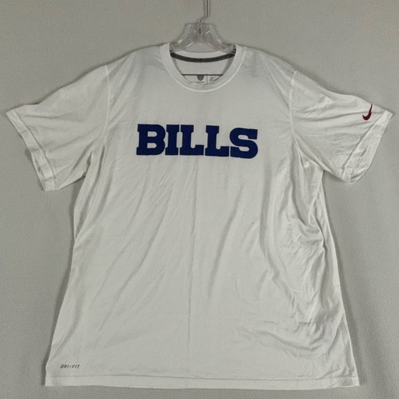 Nike Other - Buffalo Bills Nike Dri-Fit Training Equipment Athletic Shirt White Size XXL